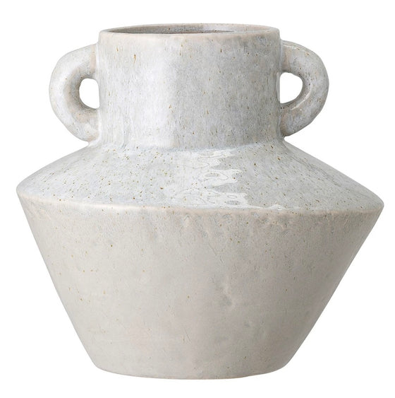 Stoneware Vase With Hanbles