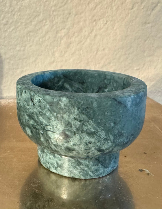 Green Marble Tea Light Candleholder