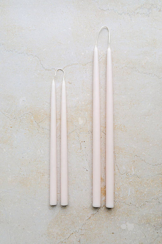 Hand-Dipped Colored Taper Candle Pair
