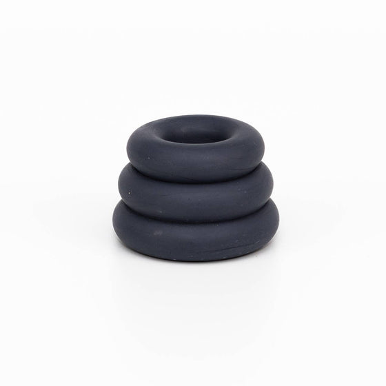 Triple O Candleholder - Dark Petrol