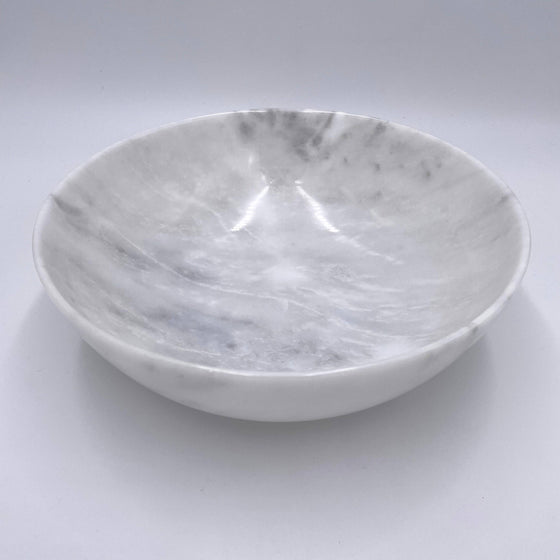 Zairat White Marble Bowl