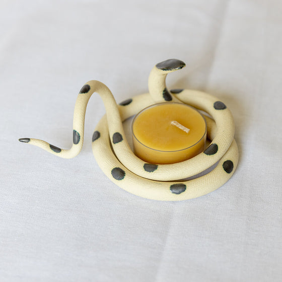 Carter & Rose Ceramic Snake Tealight