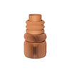 Modular French Wood Cut Vase