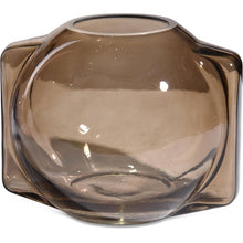  Brown Globe vase L17 D15