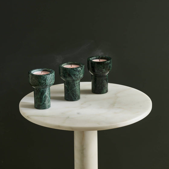 Como Marble Candle Holder