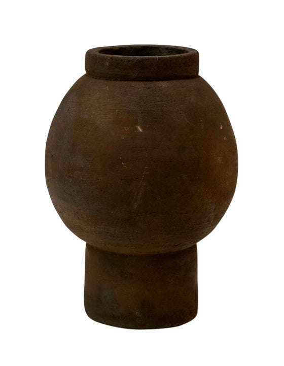 Leni Black Terracotta Vase