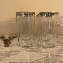  Vintage Silver Rimmed Glassware
